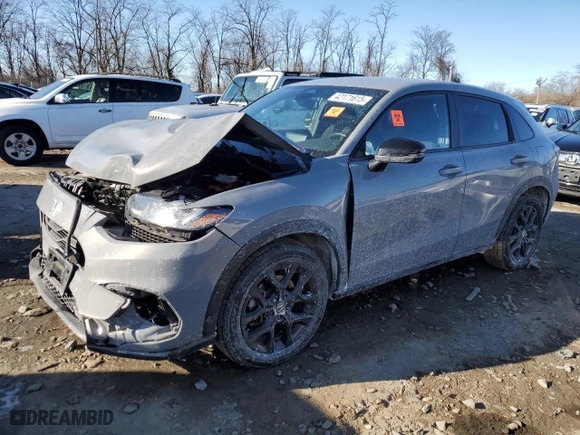 2023 Honda HR-V Sport with VIN 3CZRZ2H50PM702670, listed as a Copart auction lot 42171615 with 30,084 mi miles and Salvage Title. Bid and sale history available at carsss.com. Image 1.