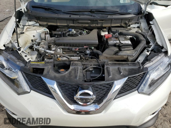2016 Nissan Rogue SL with VIN 5N1AT2MT1GC880268, listed as a Copart auction lot 49076745 with 54,053 mi miles and Salvage Title. Bid and sale history available at carsss.com. Image 12.
