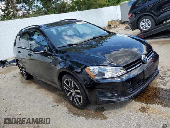 2016 Volkswagen Golf SportWagen TSI S with VIN 3VWC17AU0GM521731, listed as a Copart auction lot 63561814 with 106,812 mi miles and Salvage Title. Bid and sale history available at carsss.com. Image 4.