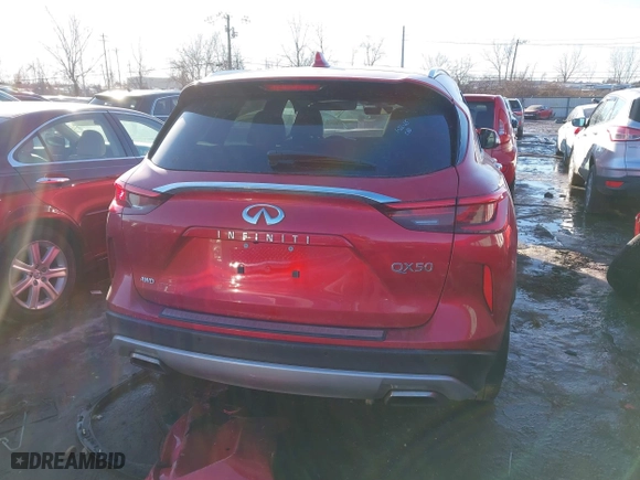 2023 Infiniti QX50 SENSORY with VIN 3PCAJ5EB7PF108118, listed as a IAAI auction lot 41425434 with 16,968 mi miles. Bid and sale history available at carsss.com. Image 17.