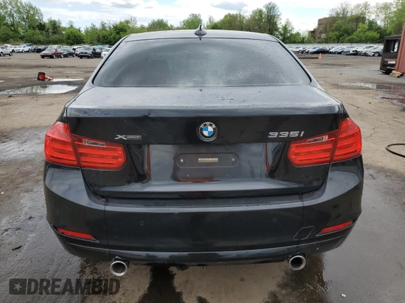 2014 BMW 3 Series 335i xDrive with VIN WBA3B9G58ENR92196, listed as a Copart auction lot 56124525 with 135,651 mi miles and Salvage title. Bid and sale history available at DreamBid. Image 6.