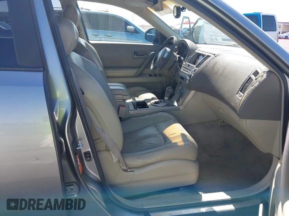 2005 Infiniti FX with VIN JNRAS08W45X202491, listed as a IAAI auction lot 42479564 with 223,299 mi miles and . Bid and sale history available at DreamBid. Image 5.
