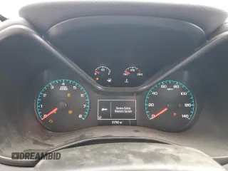 2020 Chevrolet Colorado 4WD Work Truck with VIN 1GCGTBENXL1244968, listed as a Copart auction lot 62849515 with 31,752 mi miles and Salvage title. Bid and sale history available at DreamBid. Image 9.