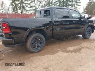 2025 Ram 1500 Big Horn with VIN 1C6SRFFP4SN560753, listed as a IAAI auction lot 41143013 with 1 mi miles. Bid and sale history available at carsss.com. Image 4.