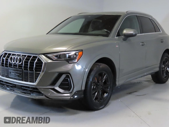 2021 Audi Q3 S line Premium with VIN WA1DECF39M1153959, listed as a Copart auction lot 55340785 with 30,830 mi miles and Salvage Title. Bid and sale history available at DreamBid. Image 2.