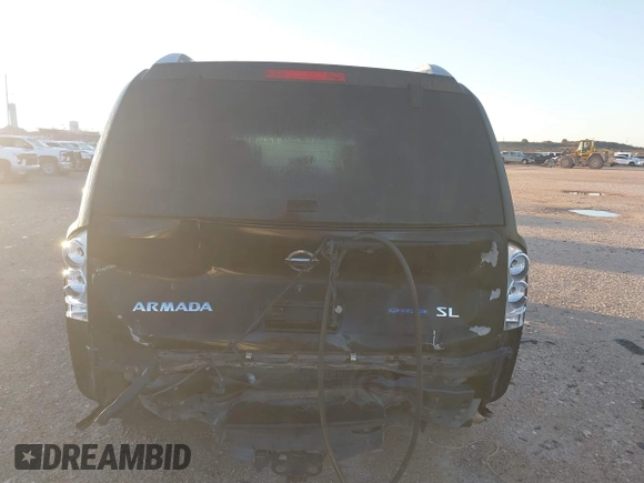 2011 Nissan Armada SV with VIN 5N1BA0ND4BN624127, listed as a IAAI auction lot 41722211 with 177,286 mi miles and . Bid and sale history available at DreamBid. Image 16.