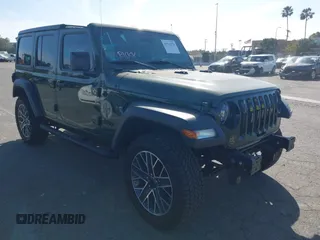 2021 Jeep Wrangler Unlimited Sport S z VIN 1C4HJXDNXMW783832, wystawiony jako IAAI lot #41712279 z przebiegiem 38 022 mil mil oraz . Historia ofert i sprzedaży dostępna na DreamBid. Obrazek 1.