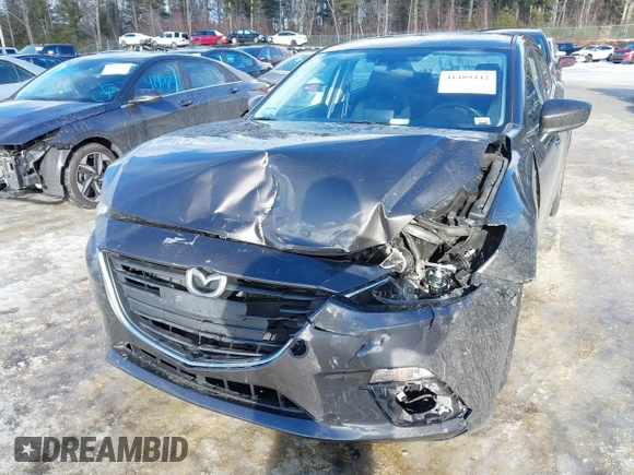 2016 Mazda Mazda3 i Sport with VIN 3MZBM1U77GM313559, listed as a IAAI auction lot 41489442 with 113,920 mi miles. Bid and sale history available at carsss.com. Image 6.