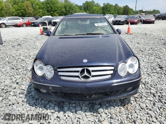 2006 Mercedes-Benz CLK 350 with VIN WDBTK56GX6T064240, listed as a Copart auction lot 53716385 with 166,382 mi miles and Salvage Title. Bid and sale history available at DreamBid. Image 5.