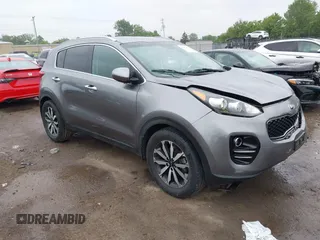2017 Kia Sportage EX z VIN KNDPNCAC7H7260828, wystawiony jako IAAI lot #42352745 z przebiegiem 56 948 mil mil oraz . Historia ofert i sprzedaży dostępna na DreamBid. Obrazek 1.