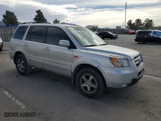 2007 Honda Pilot EX-L with VIN 5FNYF28557B037344, listed as a Copart auction lot 82451984 with 283,504 mi miles and Salvage Title. Bid and sale history available at carsss.com. Image 4.
