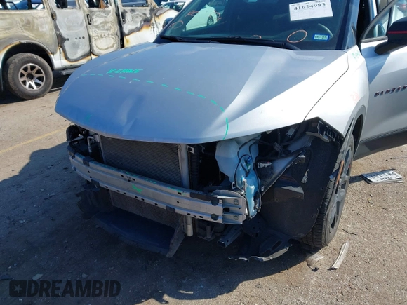 2020 Chevrolet Blazer LT with VIN 3GNKBCRS7LS706668, listed as a IAAI auction lot 41624983 with 103,917 mi miles and . Bid and sale history available at DreamBid. Image 6.