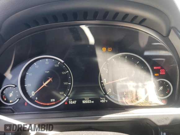 2017 BMW X6 xDrive35i with VIN 5UXKU2C36H0X46915, listed as a Copart auction lot 58133953 with 92,033 mi miles. Bid and sale history available at carsss.com. Image 9.