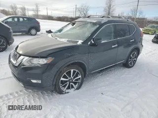 2020 Nissan Rogue SL with VIN 5N1AT2MV6LC715134, listed as a Copart auction lot 86982374 with 121,004 mi miles and Salvage Title. Bid and sale history available at carsss.com. Image 1.