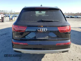2019 Audi Q7 Premium with VIN WA1AAAF75KD011495, listed as a Copart auction lot 49677355 with 46,460 mi miles and Salvage title. Bid and sale history available at DreamBid. Image 6.