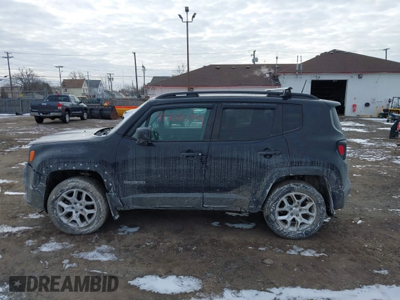 2016 Jeep Renegade Latitude with VIN ZACCJBBTXGPC51013, listed as a IAAI auction lot 41708394 with 150,512 mi miles. Bid and sale history available at carsss.com. Image 14.