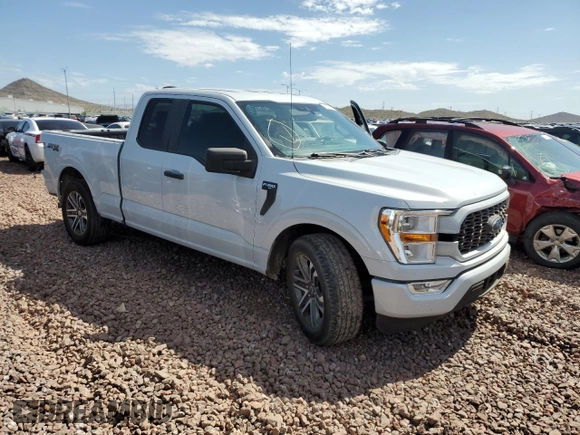 2021 Ford F-150 XL с VIN 1FTEX1CP6MKD65860, выставлен на аукционе Copart как лот 61916325 с пробегом 79 163 миль миль и Списание • Salvage title. История ставок и продаж доступна на DreamBid. Изображение 4.