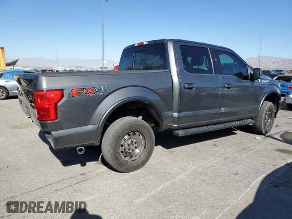 2019 Ford F-150 XL with VIN 1FTEW1E4XKKD45646, listed as a Copart auction lot 57878695 with 122,243 mi miles and Salvage title. Bid and sale history available at DreamBid. Image 3.