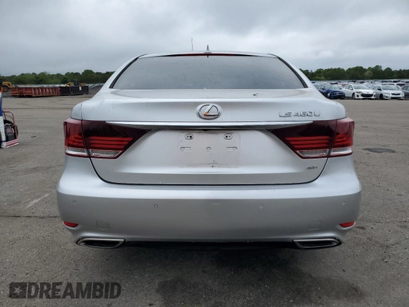 2013 Lexus LS 460 L with VIN JTHDL5EF8D5005974, listed as a Copart auction lot 57860925 with 80,831 mi miles and Salvage title. Bid and sale history available at DreamBid. Image 6.