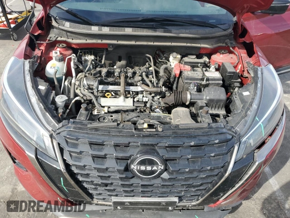 2023 Nissan Kicks SR with VIN 3N1CP5DV0PL494985, listed as a Copart auction lot 48383225 with 34,887 mi miles and Salvage Title. Bid and sale history available at DreamBid. Image 11.
