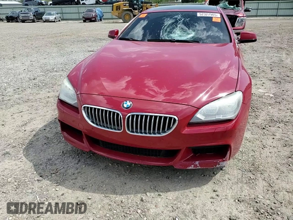2013 BMW 6 Series 650i with VIN WBA6B2C59DDG66702, listed as a Copart auction lot 52327905 with 112,300 mi miles and Salvage Title. Bid and sale history available at DreamBid. Image 11.