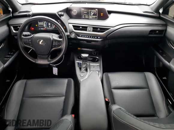 2021 Lexus UX 200 with VIN JTHX3JBHXM2040304, listed as a Copart auction lot 49006725 with 51,543 mi miles and Salvage title. Bid and sale history available at DreamBid. Image 8.