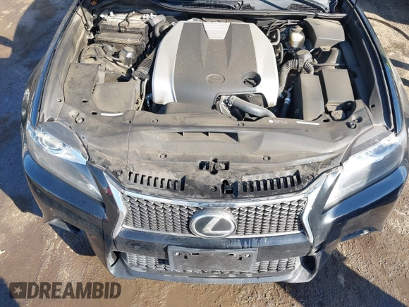 2015 Lexus GS 350 with VIN JTHCE1BL4FA008356, listed as a IAAI auction lot 41443048 with 107,495 mi miles. Bid and sale history available at carsss.com. Image 10.