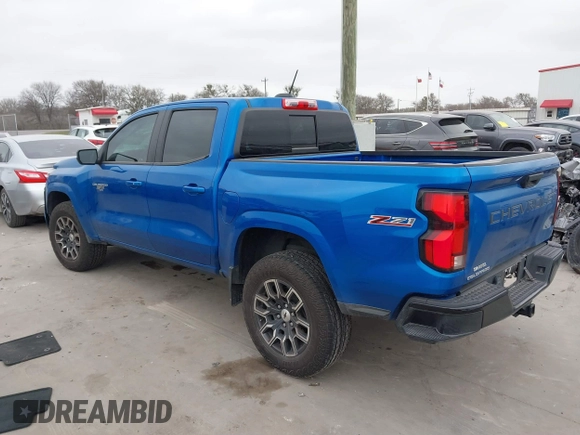2023 Chevrolet Colorado 4WD Z71 with VIN 1GCPTDEK5P1132246, listed as a IAAI auction lot 41725699 with 24,874 mi miles and . Bid and sale history available at DreamBid. Image 3.