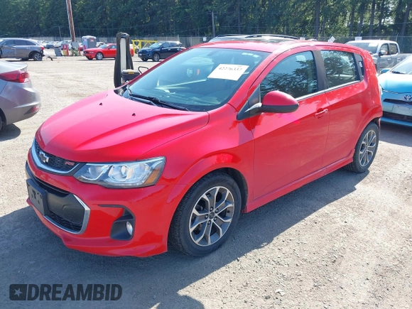 2018 Chevrolet Sonic LT with VIN 1G1JD6SB6J4114615, listed as a IAAI auction lot 42276337 with 132,798 mi miles and . Bid and sale history available at DreamBid. Image 2.