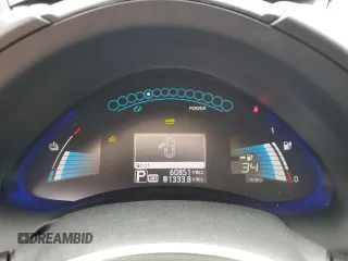 2013 Nissan LEAF S with VIN 1N4AZ0CP1DC421738, listed as a Copart auction lot 55237555 with 60,851 mi miles and Salvage title. Bid and sale history available at DreamBid. Image 9.