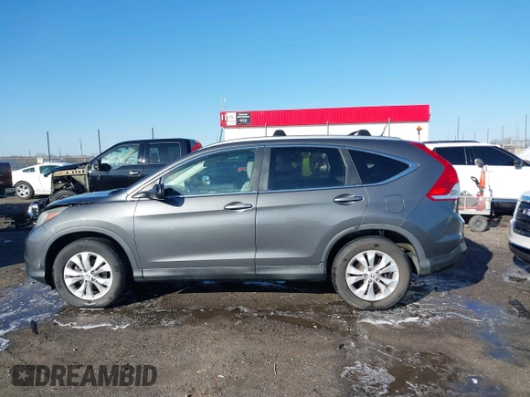 2013 Honda CR-V EX-L with VIN 2HKRM3H78DH500494, listed as a IAAI auction lot 41747954 with 170,676 mi miles and . Bid and sale history available at carsss.com. Image 14.