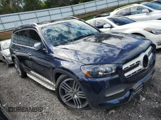 2022 Mercedes-Benz GLS with VIN 4JGFF5KE4NA706416, listed as a Copart auction lot 67030163 with 21,153 mi miles. Bid and sale history available at carsss.com. Image 4.