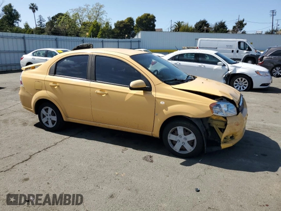 2007 Chevrolet Aveo LS z VIN KL1TD56647B073694, wystawiony jako Copart lot #52380625 z przebiegiem 145 511 mil mil oraz Szkody całkowita. Historia ofert i sprzedaży dostępna na DreamBid. Obrazek 4.