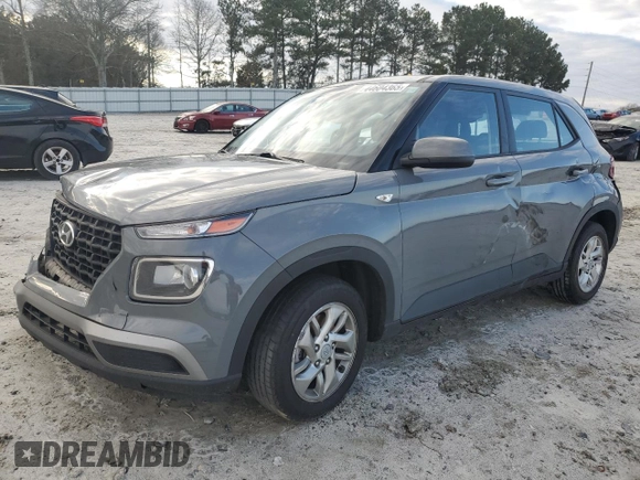 2022 Hyundai Venue SE with VIN KMHRB8A36NU163448, listed as a Copart auction lot 44604365 with 98,448 mi miles and Salvage Title. Bid and sale history available at DreamBid. Image 1.