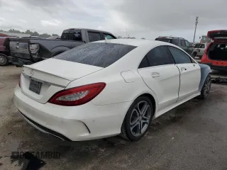 2015 Mercedes-Benz CLS-Class CLS 400 with VIN WDDLJ6FB5FA140513, listed as a Copart auction lot 56489413 with 148,451 mi miles. Bid and sale history available at carsss.com. Image 3.