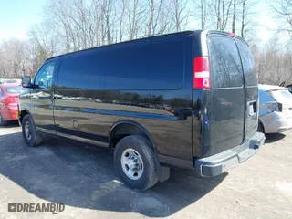 2019 Chevrolet Express Cargo Van with VIN 1GCWGAFP9K1232092, listed as a IAAI auction lot 41807484 with 81,302 mi miles. Bid and sale history available at carsss.com. Image 3.