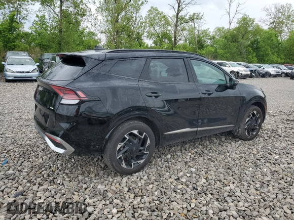 2024 Kia Sportage SX-Prestige with VIN 5XYK5CDF0RG201091, listed as a Copart auction lot 55604155 with 37,563 mi miles and Salvage title. Bid and sale history available at DreamBid. Image 3.