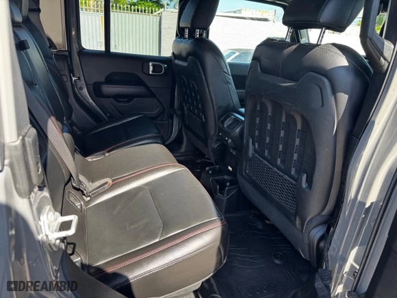 2021 Jeep Gladiator Rubicon with VIN 1C6JJTBM8ML611134, listed as a Copart auction lot 54375665 with 62,134 mi miles and Salvage Title. Bid and sale history available at carsss.com. Image 6.