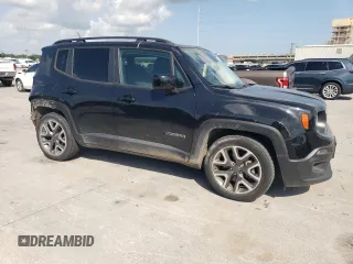 2017 Jeep Renegade Latitude with VIN ZACCJABB3HPG23892, listed as a Copart auction lot 63525885 with 57,251 mi miles and Salvage title. Bid and sale history available at DreamBid. Image 4.