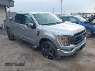 2021 Ford F-150 XL with VIN 1FTFW1E84MFA24558, listed as a IAAI auction lot 41996662 with 54,342 mi miles. Bid and sale history available at carsss.com. Image 1.
