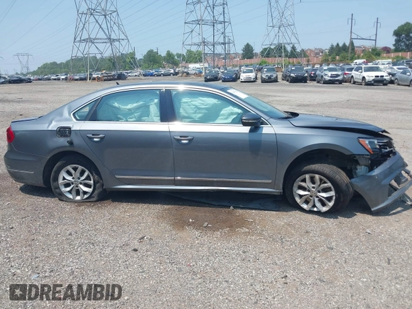 2016 Volkswagen Passat 1.8T S with VIN 1VWAT7A31GC053602, listed as a IAAI auction lot 39851781 with 1 mi miles. Bid and sale history available at carsss.com. Image 14.