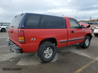 2002 Chevrolet Silverado 1500 LS with VIN 1GCEK14V62Z120296, listed as a Copart auction lot 80434704 with 0 mi miles and Salvage Title. Bid and sale history available at carsss.com. Image 3.