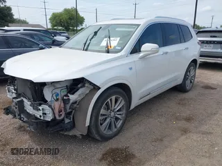 2022 Cadillac XT6 Premium Luxury with VIN 1GYKPCRS2NZ161800, listed as a IAAI auction lot 42174382 with 45,746 mi miles and . Bid and sale history available at DreamBid. Image 2.