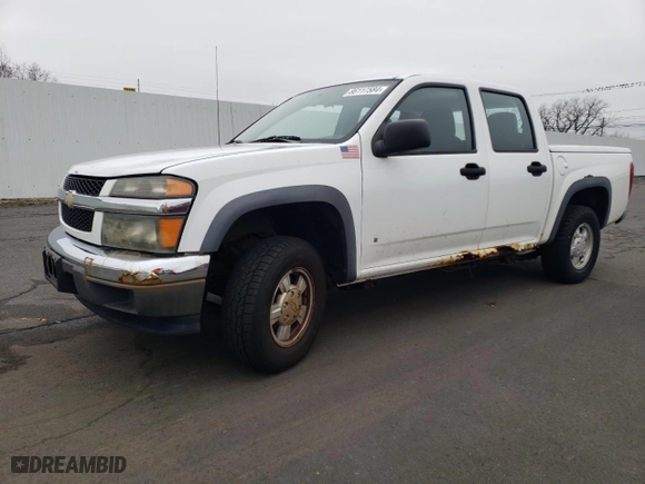 2007 Chevrolet Colorado LT w/2LT with VIN 1GCDT13E578162482, listed as a Copart auction lot 86117584 with 168,563 mi miles and Clean Title. Bid and sale history available at carsss.com. Image 1.