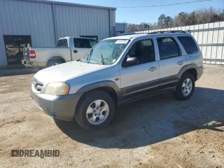 2003 Mazda Tribute LX with VIN 4F2YZ04143KM25953, listed as a Copart auction lot 45001105 with 133,287 mi miles and Salvage Title. Bid and sale history available at carsss.com. Image 1.