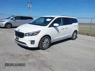2017 Kia Sedona LX with VIN KNDMB5C18H6310158, listed as a IAAI auction lot 41808613 with 169,383 mi miles. Bid and sale history available at carsss.com. Image 2.