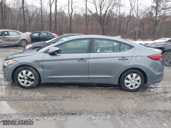2017 Hyundai Elantra SE with VIN KMHD74LFXHU095512, listed as a IAAI auction lot 41627746 with 206,868 mi miles. Bid and sale history available at carsss.com. Image 14.