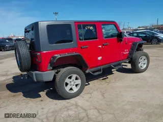 2008 Jeep Wrangler Unlimited X with VIN 1J4GA39188L619460, listed as a IAAI auction lot 41745778 with 199,799 mi miles. Bid and sale history available at carsss.com. Image 4.
