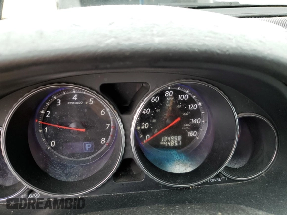 2008 Infiniti M with VIN JNKAY01E58M600619, listed as a Copart auction lot 45936145 with 134,958 mi miles and Salvage title. Bid and sale history available at DreamBid. Image 9.