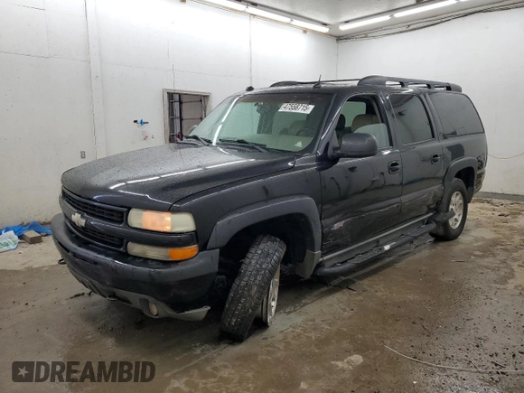 2004 Chevrolet Suburban LS with VIN 3GNFK16Z64G170047, listed as a Copart auction lot 47558715 with 354,802 mi miles and Salvage Title. Bid and sale history available at carsss.com. Image 1.